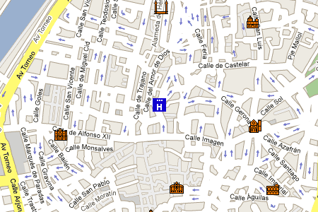 click to see hotel in an interactive map